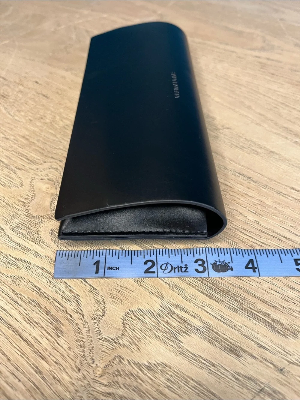 Saint Laurent Authentic YSL Leather Glasses Case Eyeglass Sunglass Black